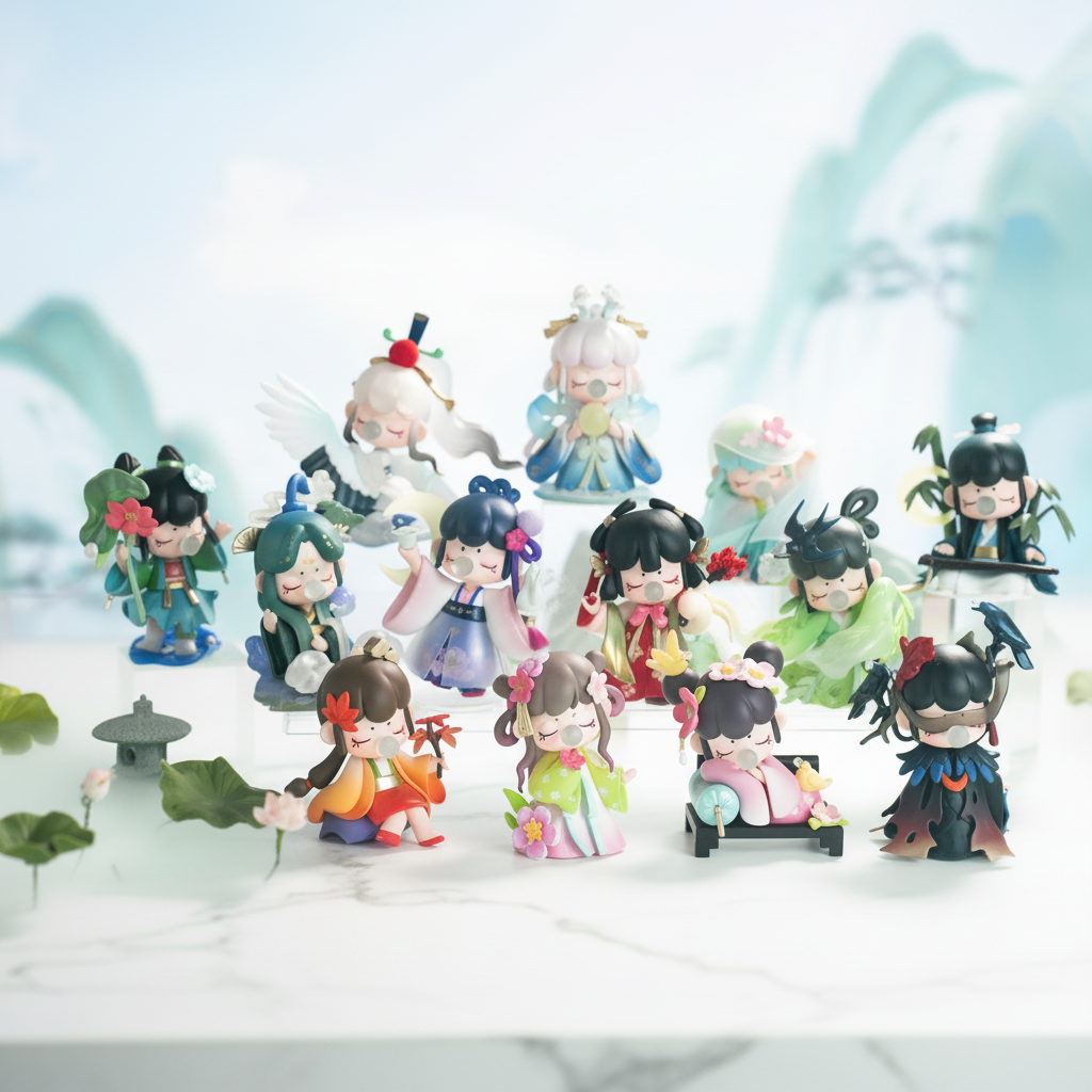 ZKXX Robotime Rolife Nanci Chinese Poetry Blind box